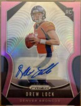 Drew Lock [Autograph Pink Prizm] #304