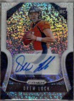 Drew Lock [Autograph White Sparkle Prizm] #304