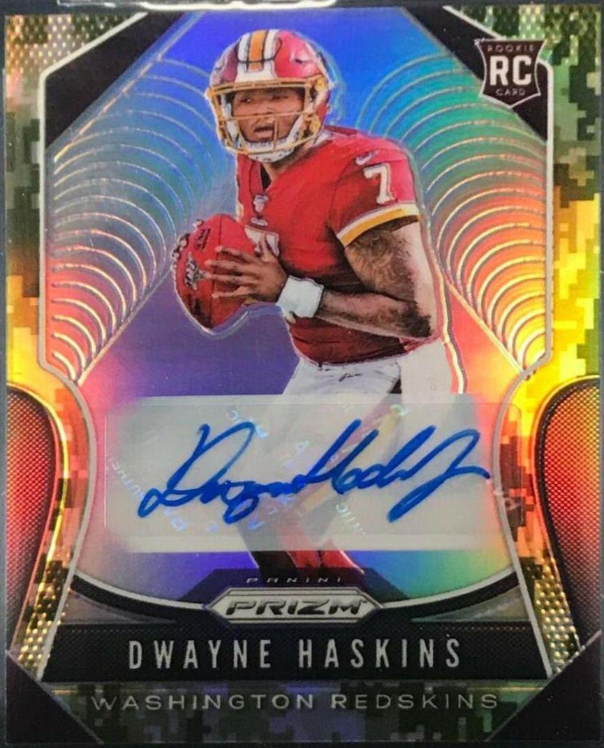 Dwayne Haskins [Autograph Camo Prizm] #303