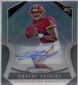 Dwayne Haskins [Autograph Gold Prizm] #303