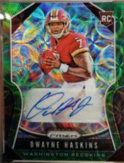 Dwayne Haskins [Autograph Green Scope Prizm] #303