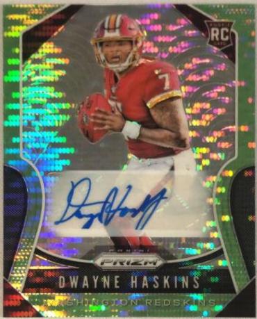 Dwayne Haskins [Autograph Neon Green Prizm] #303