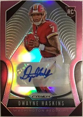 Dwayne Haskins [Autograph Pink Prizm] #303