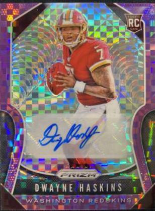 Dwayne Haskins [Autograph Purple Power Prizm] #303