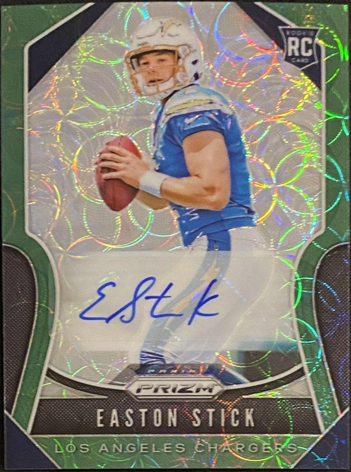 Easton Stick [Autograph Green Scope Prizm] #307