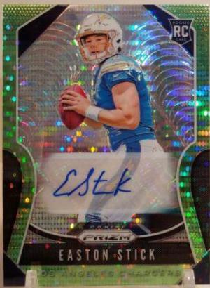 Easton Stick [Autograph Neon Green Prizm] #307