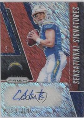 Easton Stick [Autograph Red Shimmer Prizm] #307