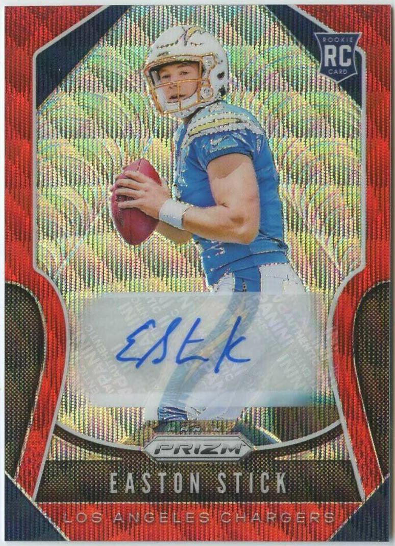 Easton Stick [Autograph Red Wave Prizm] #307