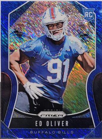 Ed Oliver [Autograph Blue Shimmer Prizm] #378