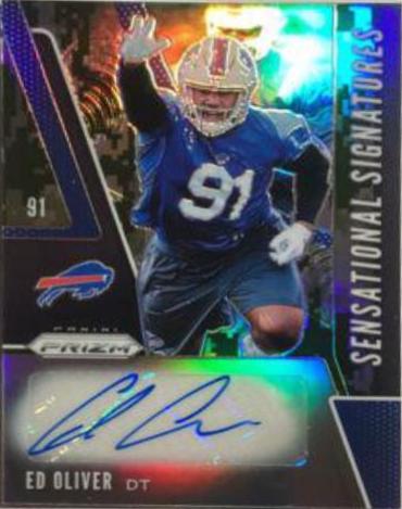 Ed Oliver [Autograph Camo Prizm] #378