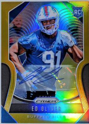 Ed Oliver [Autograph Gold Prizm] #378