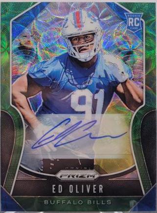 Ed Oliver [Autograph Green Scope Prizm] #378