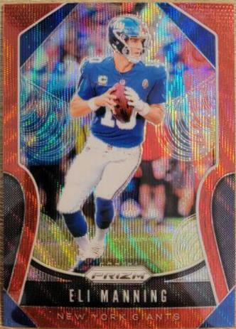 Eli Manning [Red Wave Prizm] #45