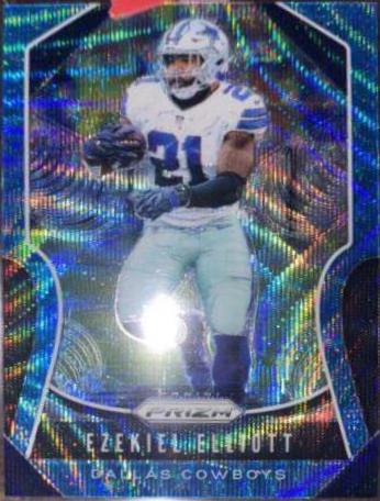 Ezekiel Elliott [Blue Wave Prizm] #38