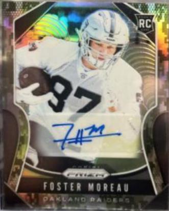 Foster Moreau [Autograph Camo Prizm] #372