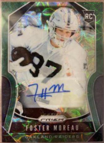 Foster Moreau [Autograph Green Scope Prizm] #372