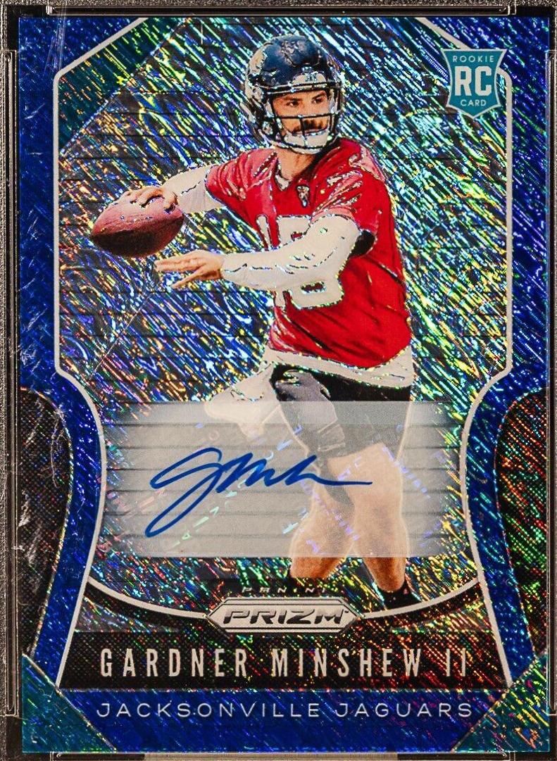 Gardner Minshew II [Autograph Blue Shimmer Prizm] #322
