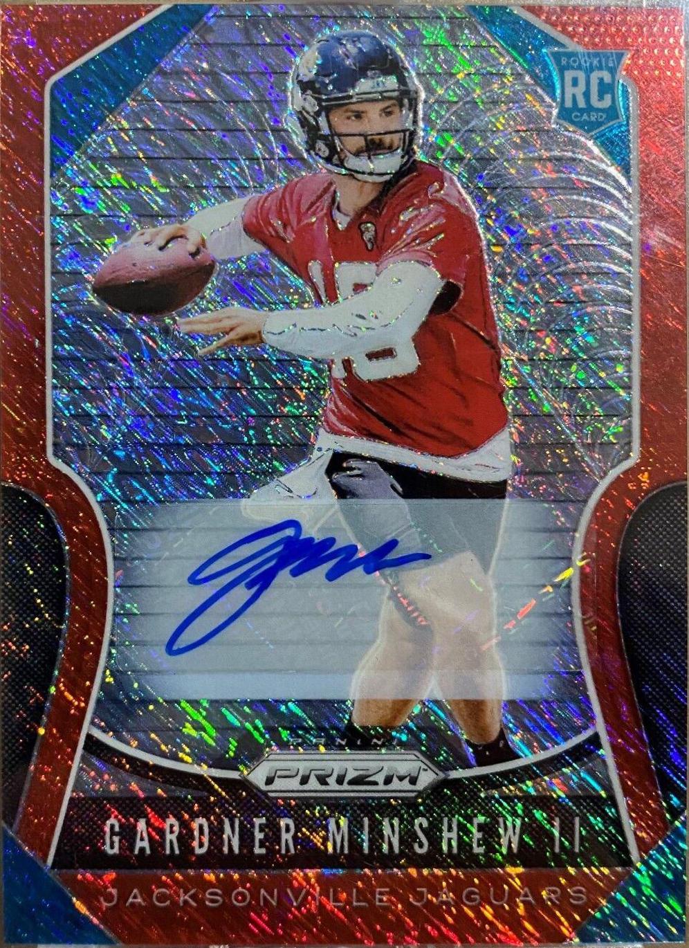 Gardner Minshew II [Autograph Red Shimmer Prizm] #322