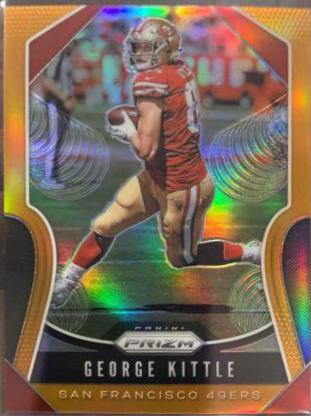 George Kittle [Orange Prizm] #251