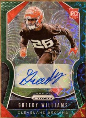 Greedy Williams [Autograph Green Scope Prizm] #315