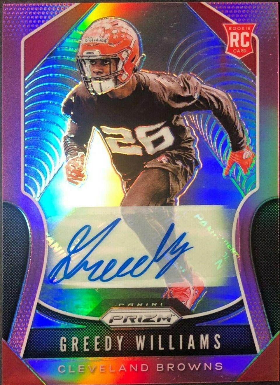 Greedy Williams [Autograph Pink Prizm] #315