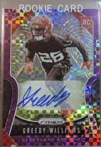 Greedy Williams [Autograph Purple Power Prizm] #315