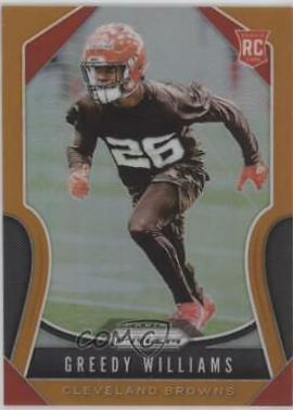 Greedy Williams [Orange Prizm] #315