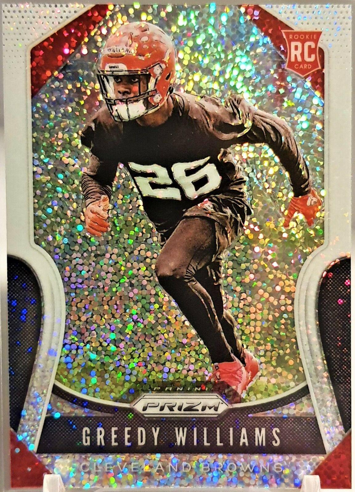 Greedy Williams [White Sparkle Prizm] #315