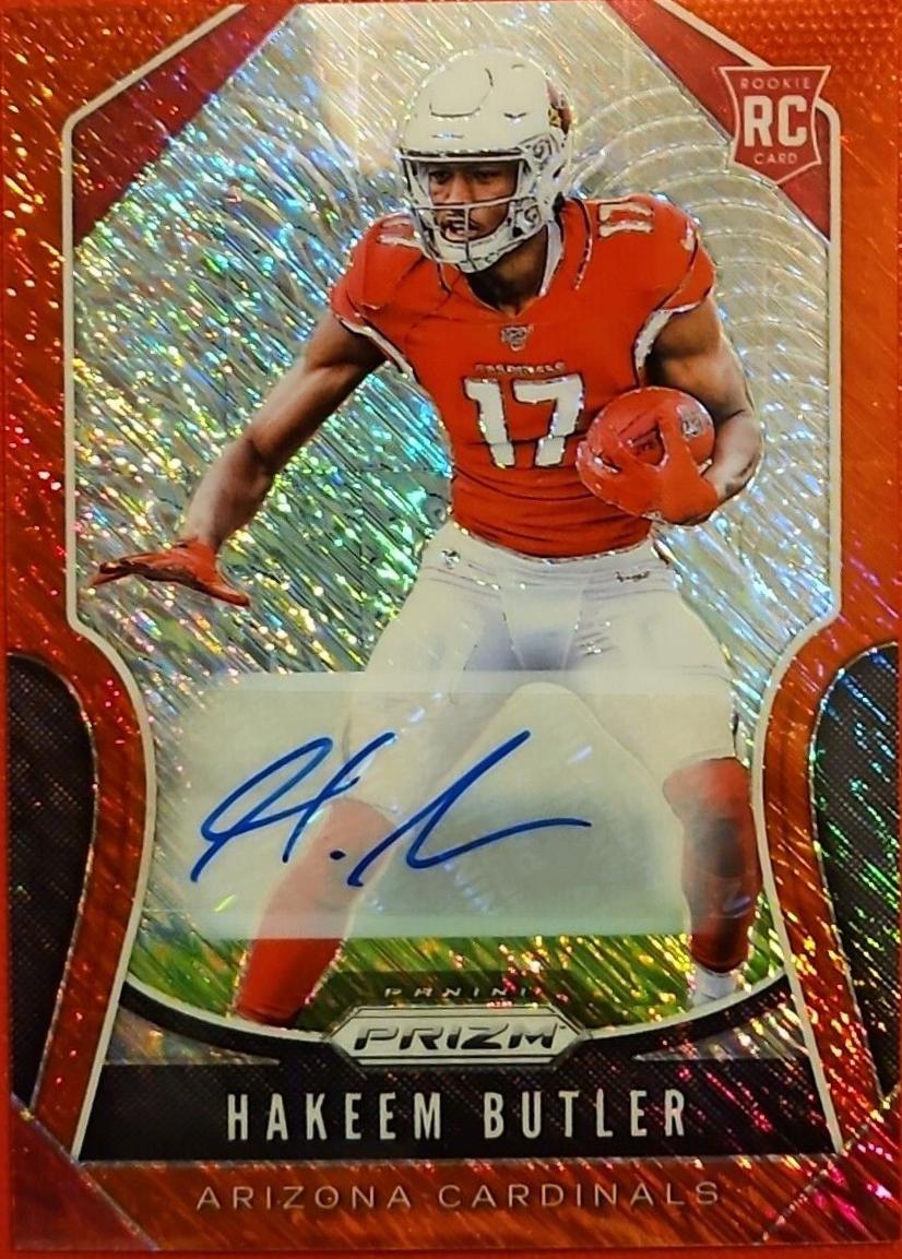 Hakeem Butler [Autograph Red Shimmer Prizm] #350