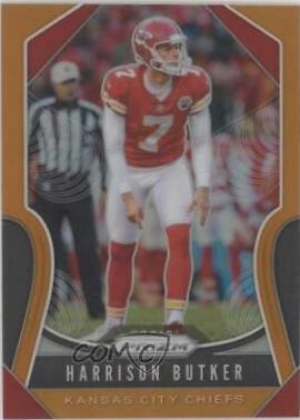 Harrison Butker [Orange Prizm] #215