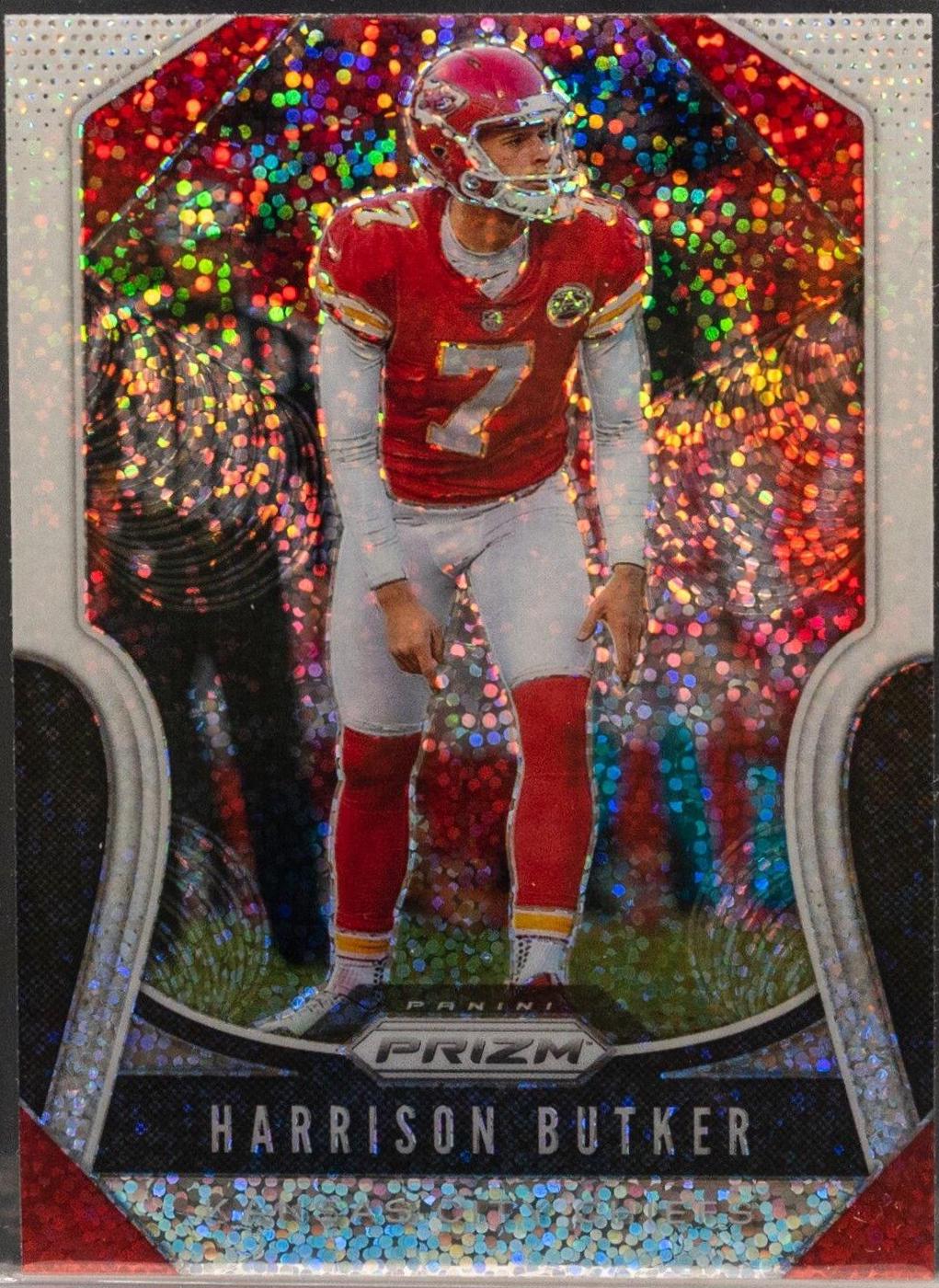 Harrison Butker [White Sparkle Prizm] #215