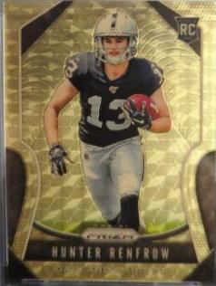 Hunter Renfrow [Autograph Gold Vinyl Prizm] #357