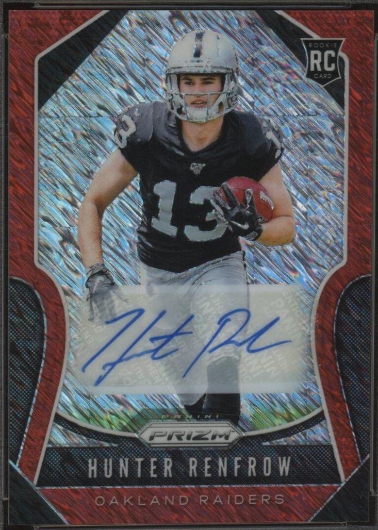 Hunter Renfrow [Autograph Red Shimmer Prizm] #357