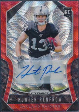 Hunter Renfrow [Autograph Red Wave Prizm] #357