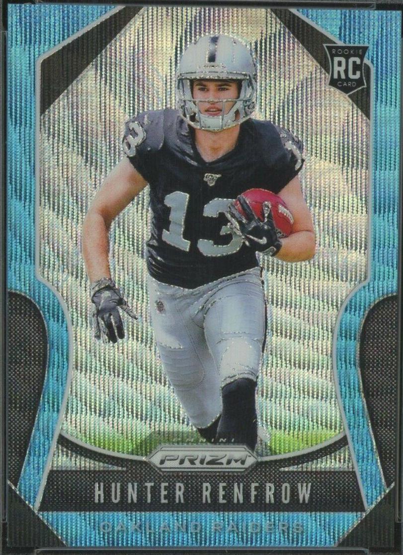 Hunter Renfrow [Blue Wave Prizm] #357