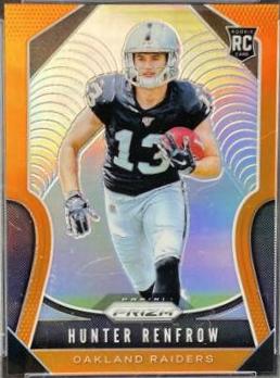 Hunter Renfrow [Orange Prizm] #357