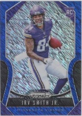 Irv Smith Jr. [Autograph Blue Shimmer Prizm] #366