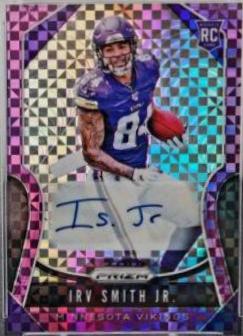 Irv Smith Jr. [Autograph Purple Power Prizm] #366