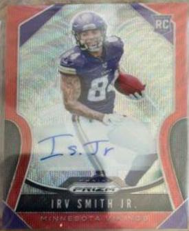 Irv Smith Jr. [Autograph Red Wave Prizm] #366