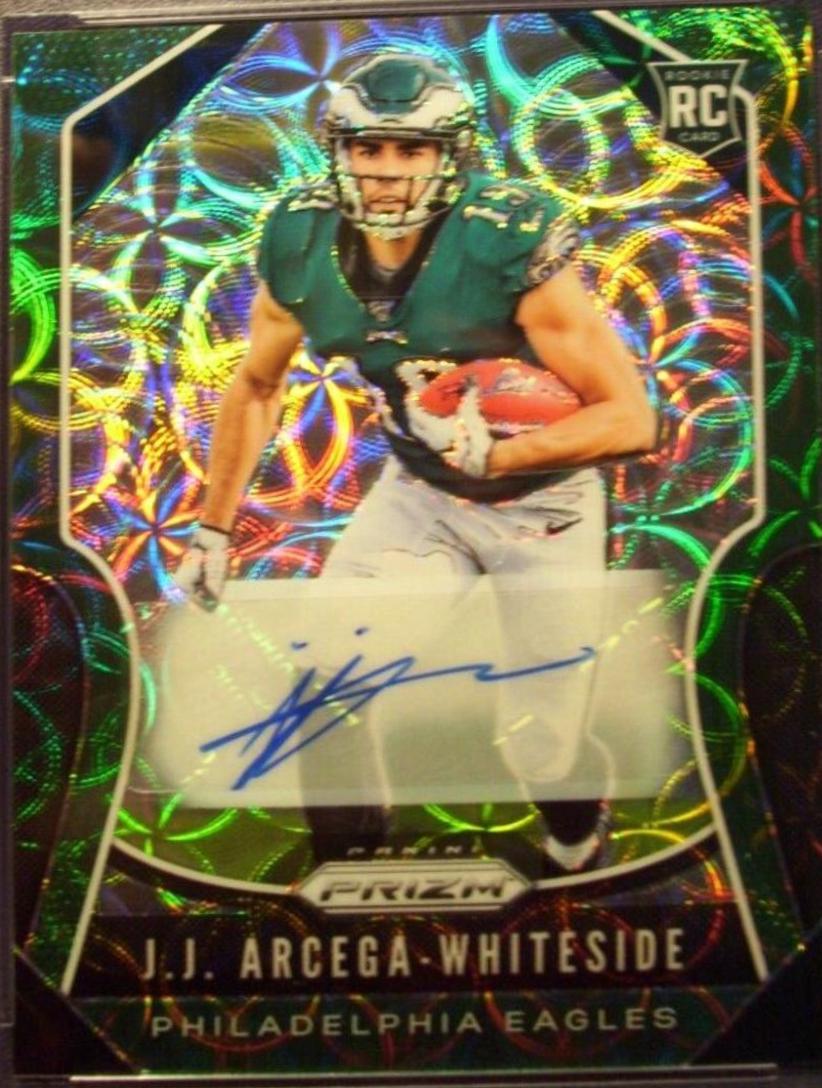 J. J. Arcega Whiteside [Autograph Green Scope Prizm] #348