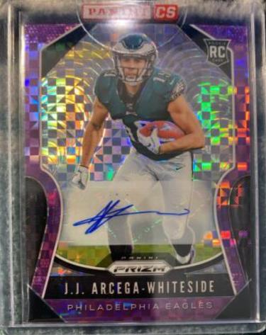 J. J. Arcega Whiteside [Autograph Purple Power Prizm] #348