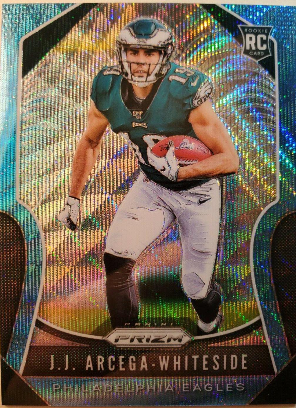 J.J. Arcega Whiteside [Blue Wave Prizm] #348