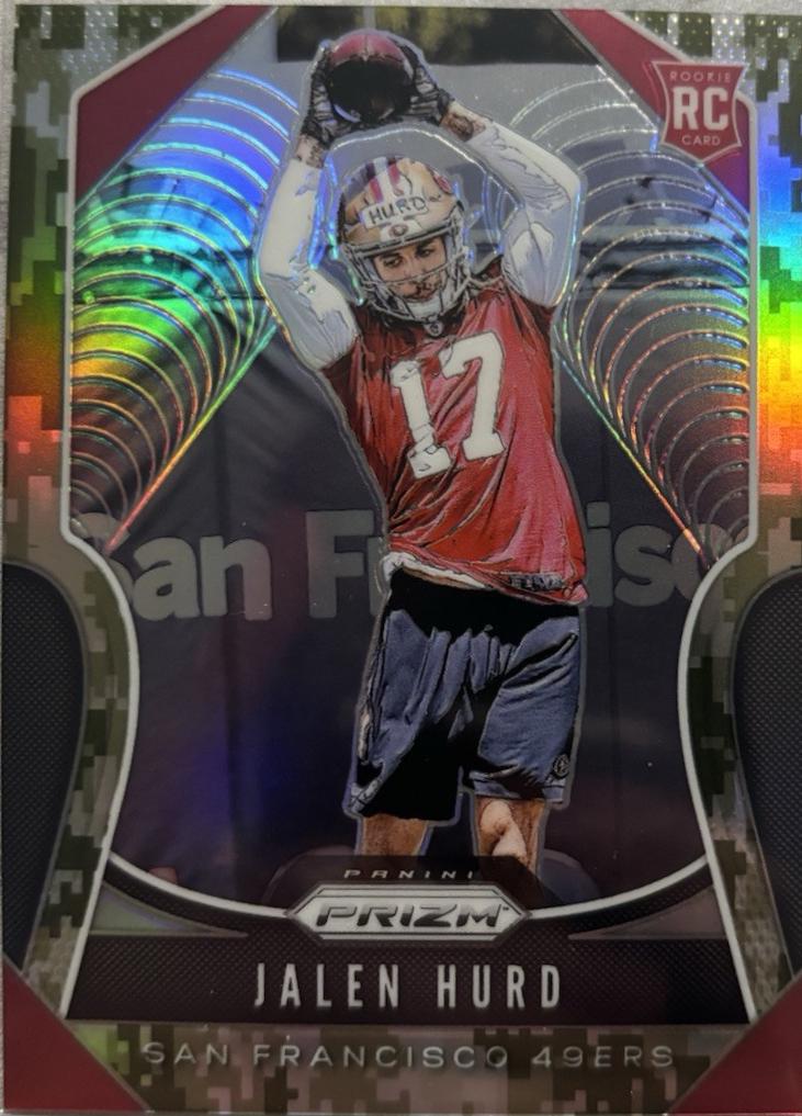 Jalen Hurd [Autograph Camo Prizm] #361