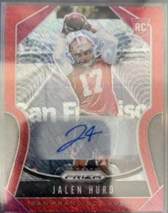 Jalen Hurd [Autograph Red Shimmer Prizm] #361