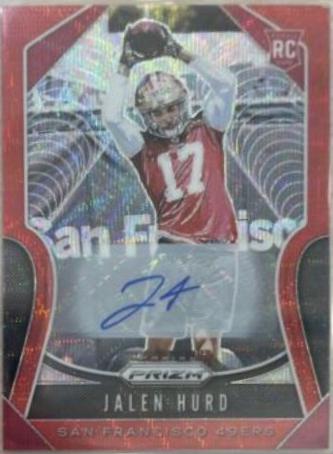 Jalen Hurd [Autograph Red Wave Prizm] #361