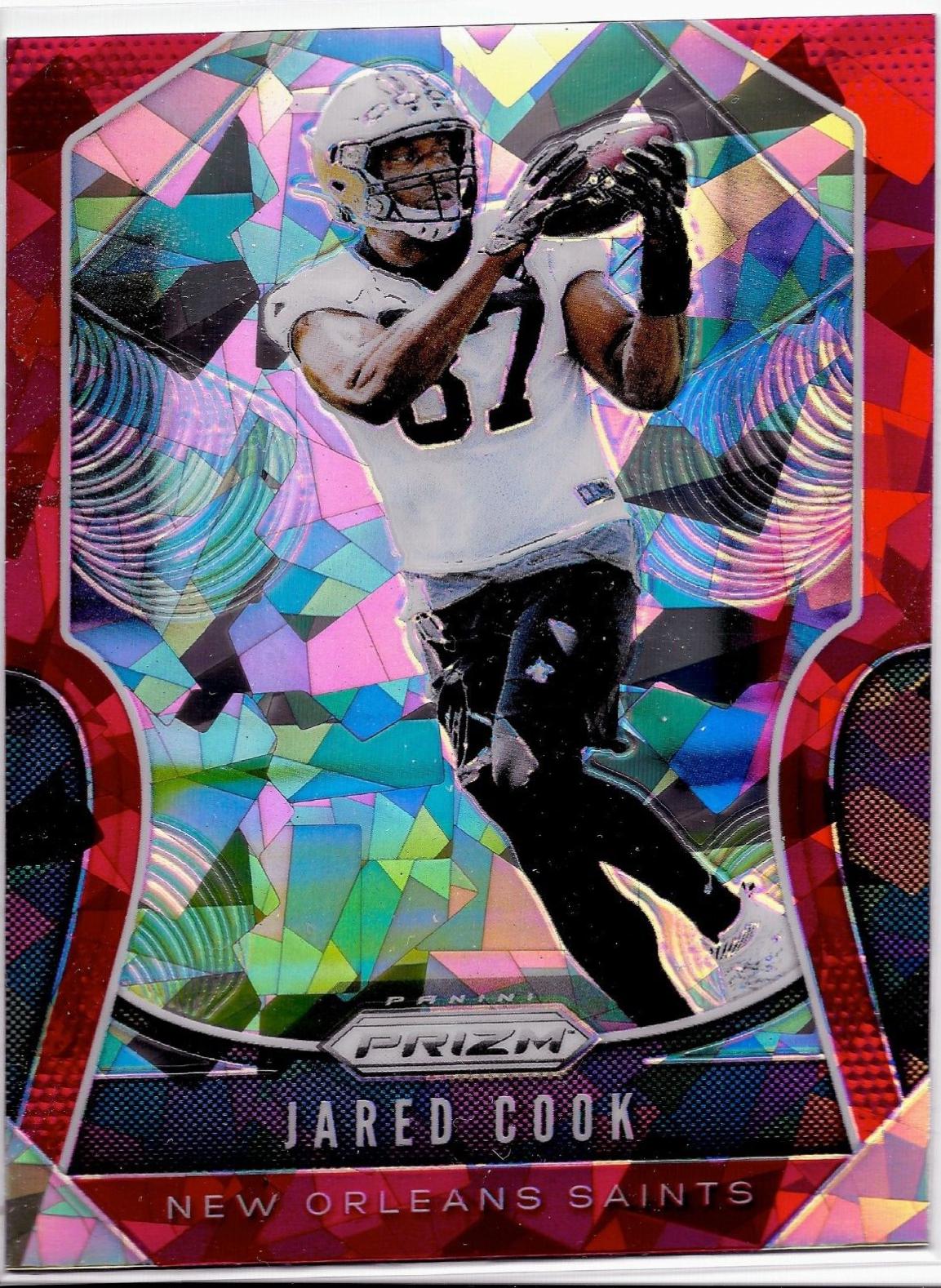Jared Cook [Red Ice Prizm] #185