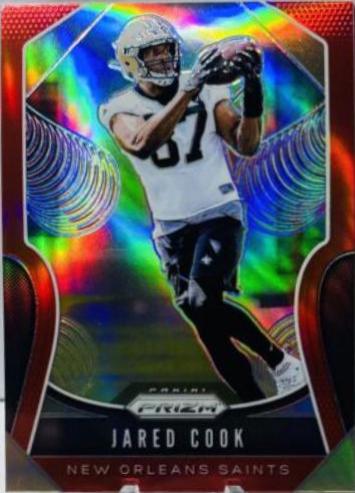 Jared Cook [Red Prizm] #185