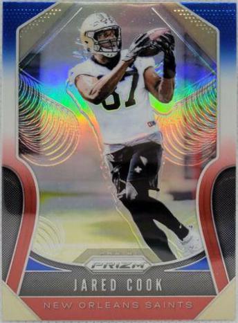 Jared Cook [Red, White, Blue Prizm] #185