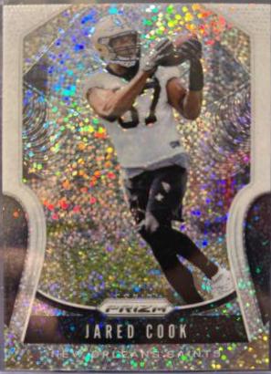 Jared Cook [White Sparkle Prizm] #185