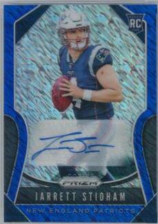 Jarrett Stidham [Autograph Blue Shimmer Prizm] #308